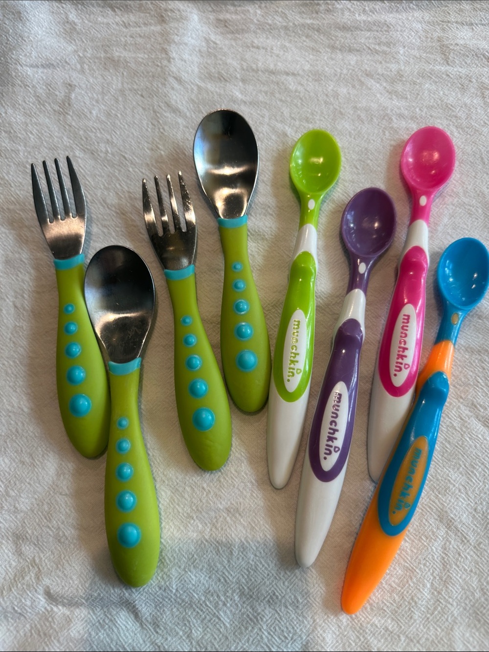 Gerber Multi-Color Toddler Spoons & Forks Set